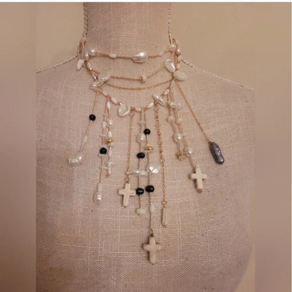 Free People NWT Ariana Ost Something Beautiful Necklace - Picture 2 of 6